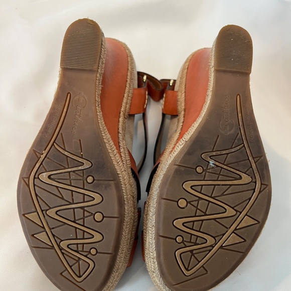 Earthies Wedge Sandals Salerno Too Spice Size 8B - Picture 5 of 7